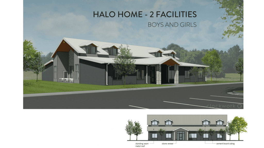 Renderings of HALO Home - Boys and Girls Home