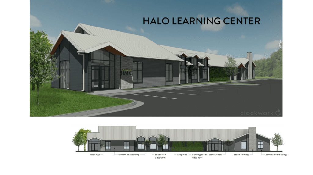 Renderings of the new Halo Learning Center