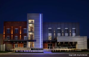 The Ice House, located in the heart of downtown Wichita, will be the new BHC office location. Photo Credit: Alloy Architecture.